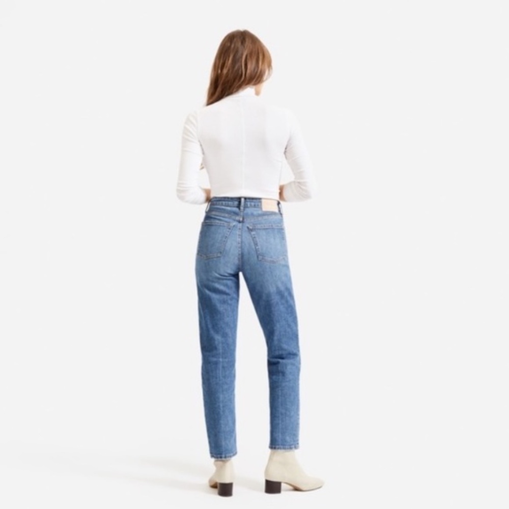 Everlane The High Rise Straight Jean - Picture 4 of 5